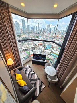 55,000 บาท/เดือน ✨ 🏢 Park Origin Chula-Samyan - ห้องมุม Duplex 2 นอน ชั้น 19