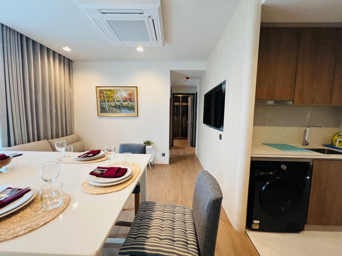 รูป ✅ให้เช่าเมคินเฮ้าส์ 2ห้องนอน 2ห้องน้ำ 72ตรม ห้องมุม ชั้น2 45,000 บาท ☎️064-792-4426(เบญ) - รูปที่ 5/37