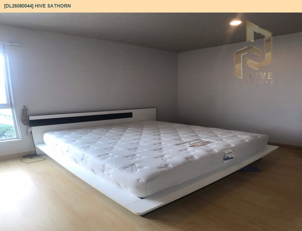 รูป DL26080044 ให้เช่าคอนโด ไฮฟ์ สาทร (Hive Sathorn) ใกล้ BTS กรุงธนบุรี พร้อมเข้าอยู่ โทรด่วน 0638692663 LineID @952jdxxk - รูปที่ 6/8