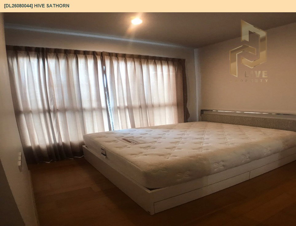 รูป DL26080044 ให้เช่าคอนโด ไฮฟ์ สาทร (Hive Sathorn) ใกล้ BTS กรุงธนบุรี พร้อมเข้าอยู่ โทรด่วน 0638692663 LineID @952jdxxk - รูปที่ 5/8