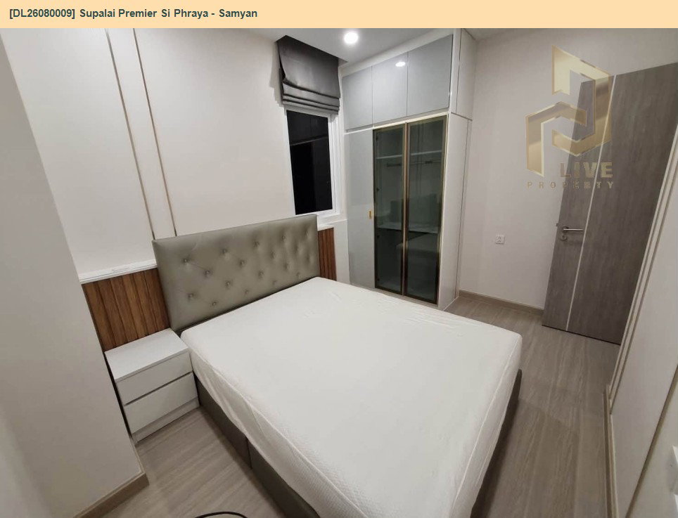 รูป DL26080009 ให้เช่าคอนโด ศุภาลัย พรีเมียร์ สี่พระยา - สามย่าน (Supalai Premier Si Phraya - Samyan) ใกล้ MRT สามย่าน พร้อมเข้าอยู่ โทรด่วน 0638692663 LineID @952jdxxk - รูปที่ 7/8