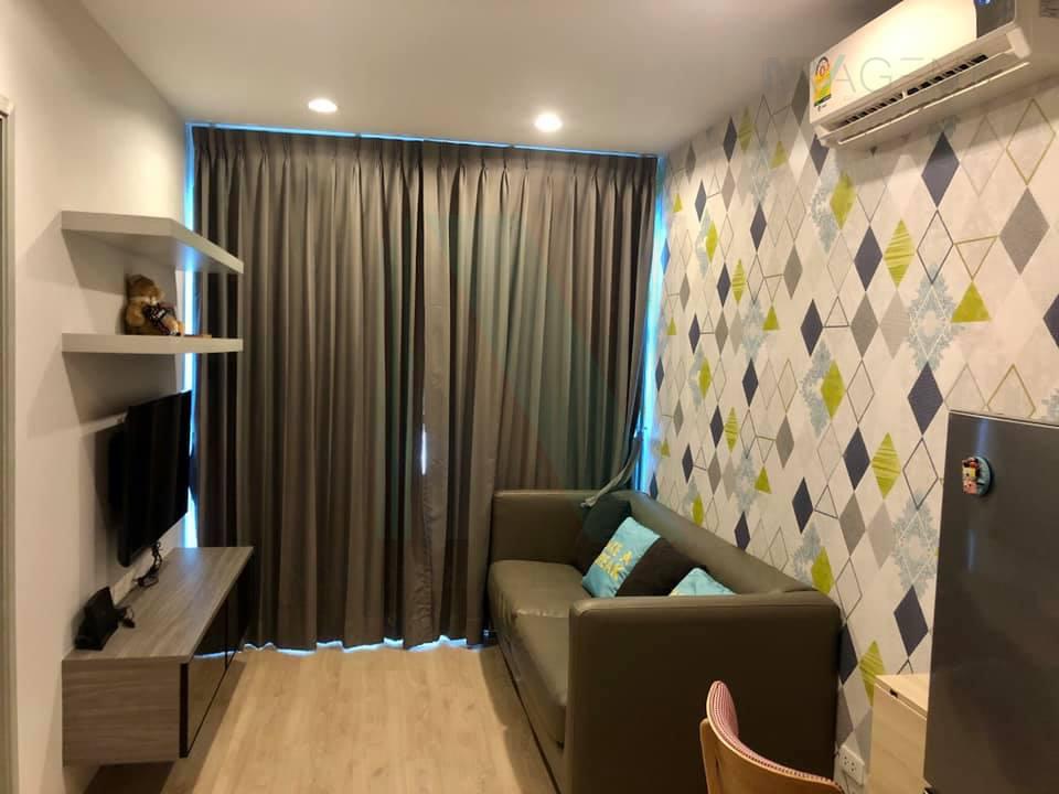 รูป 🚩 ให้เช่าคอนโด ไอดีโอ วุฒากาศ อาคาร 1 ชั้น 27 1 ห้องนอน ขนาด 30.00 ตรม ใกล้ โรงพยาบาลพญาไท 3 - รูปที่ 5/8