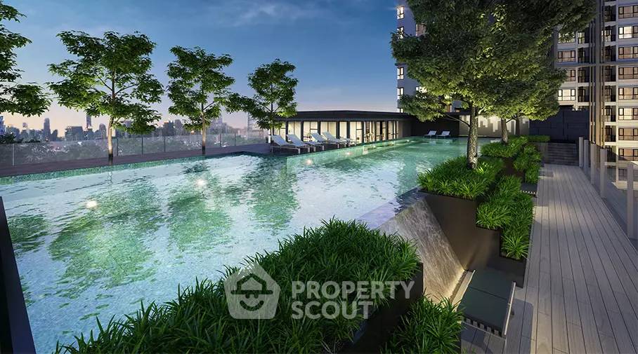 picture 1-BR Condo At The Base Park West Sukhumvit 77, 16th Floor Near BTS On Nut (ID 3153509) - 3/6