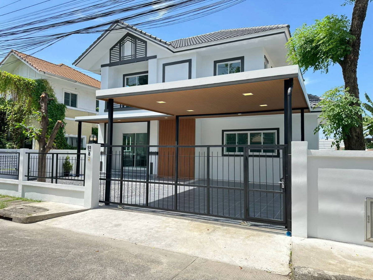 รูป S2993 ขายบ้านเดี่ยว 2 ชั้น แลนซีโอ รามคำแหง – วงแหวนฯ (มิสทีน) ซอยเคหะร่มเกล้า 64 รีโนเวทใหม่พร้อมอยู่ - รูปที่ 1/8