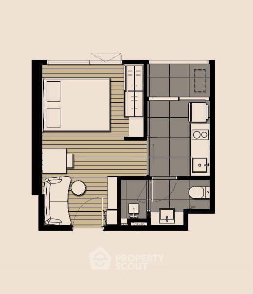 รูป คอนโด 1 ห้องนอนให้เช่า COCO Parc ใกล้ MRT คลองเตย 60 ม. (ID 1176676) - รูปที่ 11/11