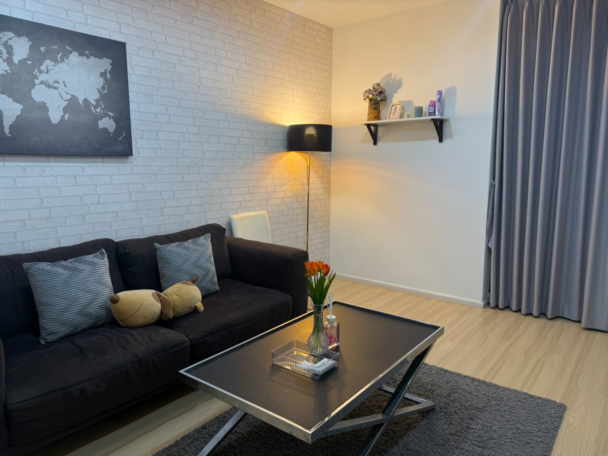 ให้เช่า แฮปปี้คอนโด ลาดพร้าว101 อาคาร C 1นอน มีเครื่องซักผ้า 【Line: Yosita828】