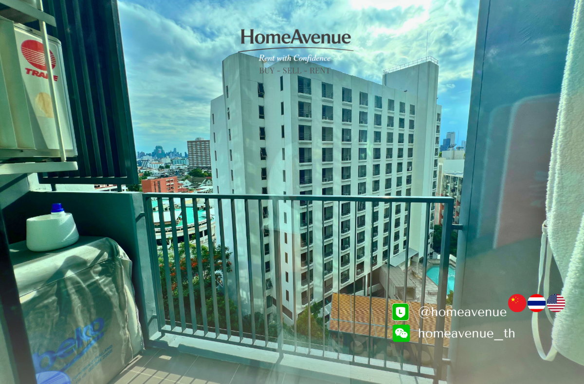 รูป Highlight✨ 1Bed 🚇 ใกล้MRT สุทธิสาร💥📲 Line: @homeavenue ⭐HA-2008 - รูปที่ 8/9