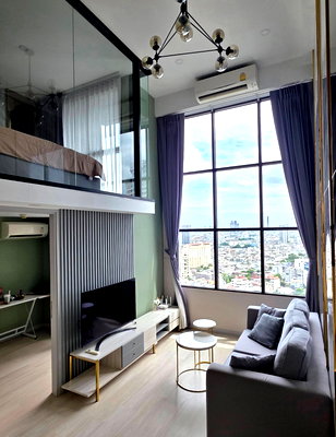 Condos for rent : For Rent Condo KNIGHTSBRIDGE PRIME SATHORN Building 1, Floor 28,Duplex, Room size 44.00 sqm