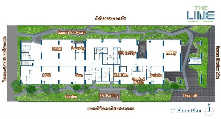 picture Large corner unit, 60 sq.m., 2 Bedrooms, 2 Bathrooms, with separated living room and kitchen zones. - 30/31