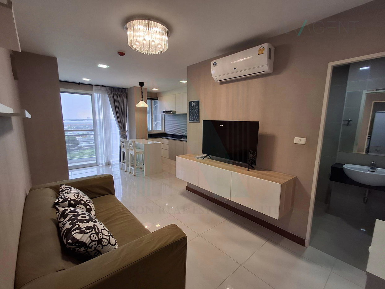 รูป 🚩 ให้เช่าคอนโด แอร์ลิงค์ เรสซิเดนซ์ อาคาร 7 ชั้น 8 2 ห้องนอน ขนาด 49 ตรม ใกล้ โรงเรียนสารสาสน์วิเทศร่มเกล้า - รูปที่ 5/8