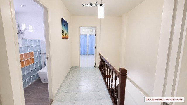 รูป ขายทาวน์เฮ้าส์ 2 ชั้น หลังริม 24 วา เซ็นทรัล เวสต์เกตอยู่ตรงข้ามหมู่บ้าน,ใกล้ MRT บางใหญ่ มีพื้นที่สวนด้านข้างและหลังบ้าน  บางใหญ่ นนทบุรี - รูปที่ 7/8