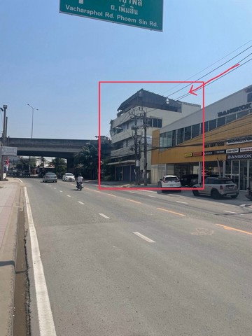 รูป ขายที่ดินพร้อมตึก3คูหา 3.5ชั้น ใกล้ห้าแยกวัชรพล ทำเลทองเหมาะทำธุรกิจได้ดี เนื้อที่ 116.2 ตารางวา ถนนสุขาภิบาล5 - รูปที่ 3/8