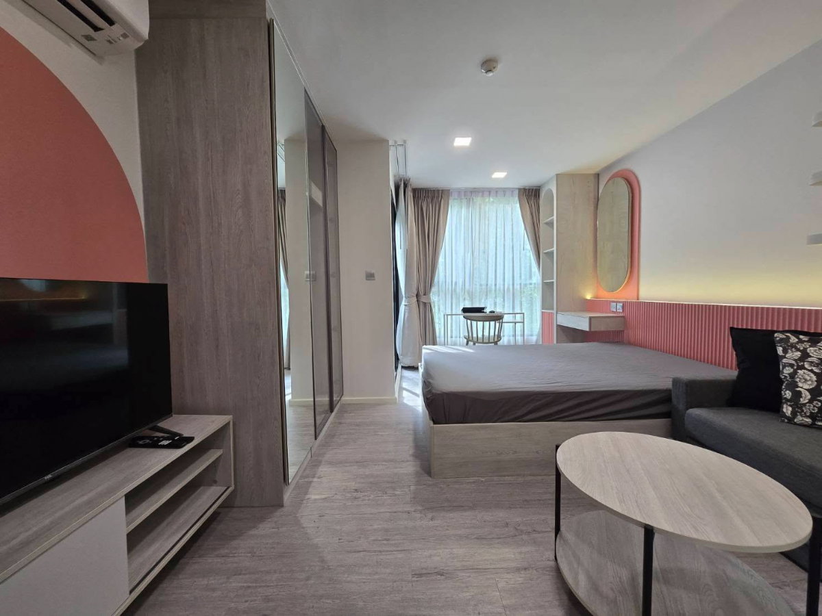 รูป AS2265 ให้เช่าคอนโด Atmoz Tropicana บางนา ห้องสวย พร้อมเครื่องใช้ไฟฟ้า เฟอร์นิเจอร์ครบ - รูปที่ 3/10