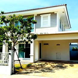 ขายบ้านเดี่ยว : เจ้าของขายเอง บ้านเดี่ยวชัยพฤกษ์ ศรีนครินทร์ 60 ตร.ว. 3 นอน ราคา 5.3 ล้าน