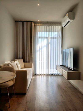 PFD-08896 Condo for rent, Rhythm Ekkamai Estate, beautiful room, fully furnished, ready to move in, near BTS Ekkamai, only 280 meters 🏙️✨