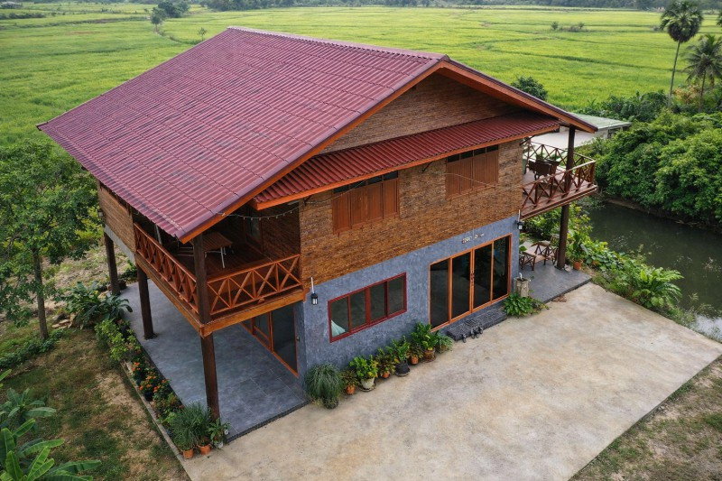 รูป บ้านไทย โคราช กลางวิวทุ่ง 300ตร.ม. ที่ดิน 1 ไร่ ให้เช่าในสีคิ้ว ให้เช่า สไตล์Cafe 4นอน นครราชสิมา วัดนักบุญยอแซฟ บ้านหัน 7-11 4น้ำ - รูปที่ 1/8