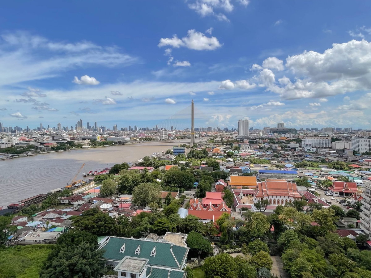 รูป ✨ ให้เช่า Thew River Place (ทิว ริเวอร์ เพลส) คอนโดห้องใหญ่ 100.19 ตร.ม. วิวสวย ใกล้ MRT บางยี่ขัน 🏙️ - รูปที่ 9/12