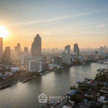 คอนโด 2 ห้องนอน Magnolias Waterfront Residences ใกล้ BTS สะพานตากสิน 📍 (ID 3153461)