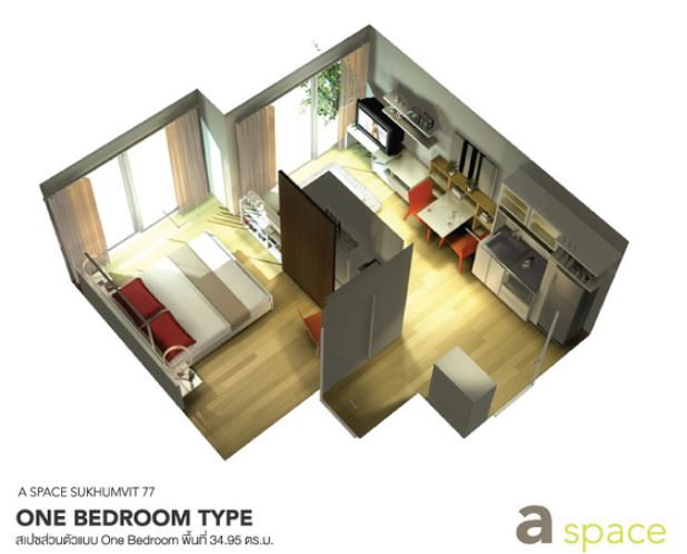 รูป เช่าคอนโดอ่อนนุช ✨ ห้องสวย แต่งครบ 37 ตร.ม. | A Space 77 | เฟอร์นิเจอร์และเครื่องใช้ไฟฟ้าครบ โทร.0832547765 @teenarenthub - รูปที่ 8/8