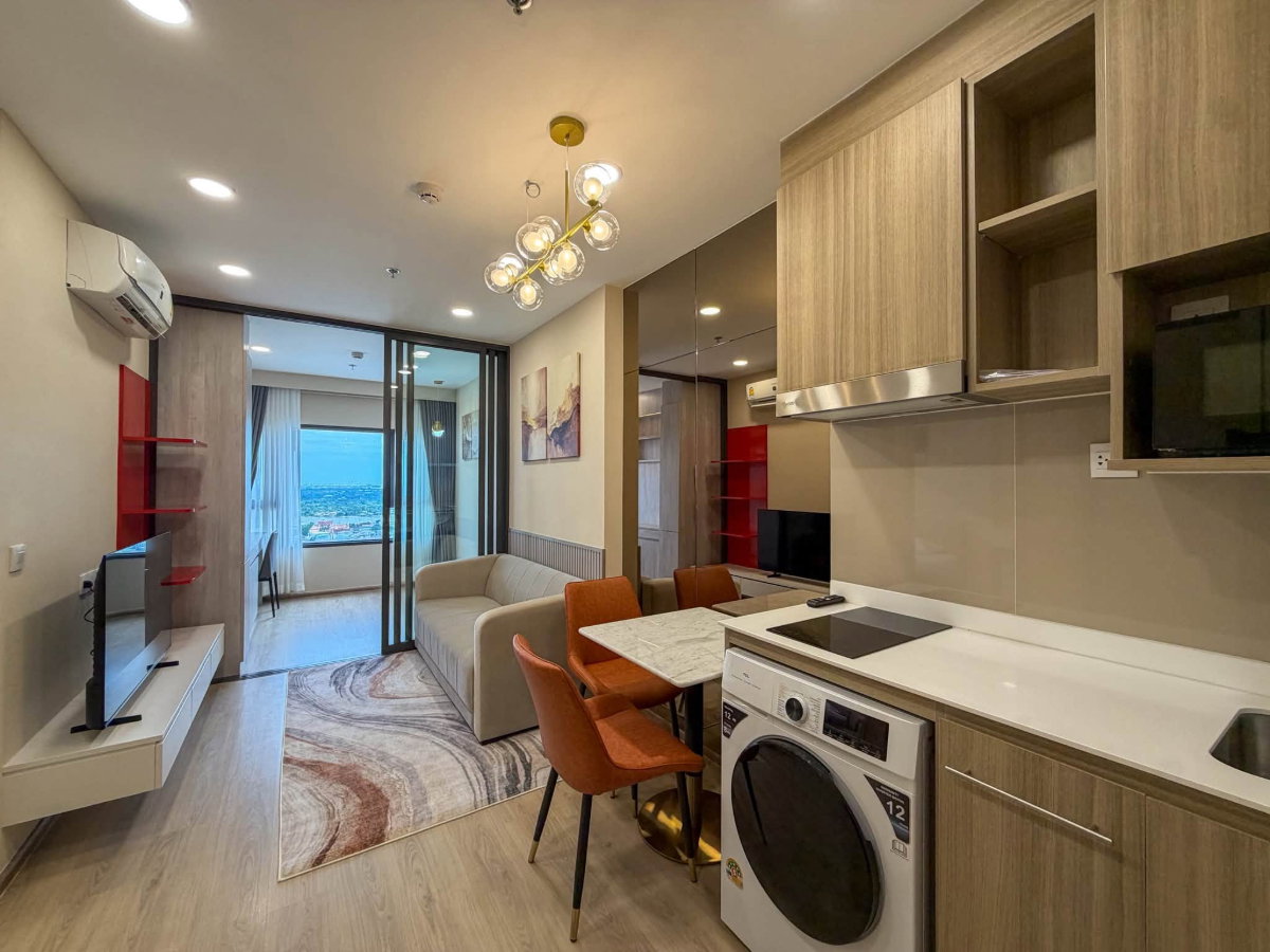 picture ✨🏙️ FOR RENT | Life Rama 4 – Asoke | Rare 1 Bedroom Plus with Private Home Office | Luxury High-Floor Unit with Panoramic Chao Phraya River View - 1/8