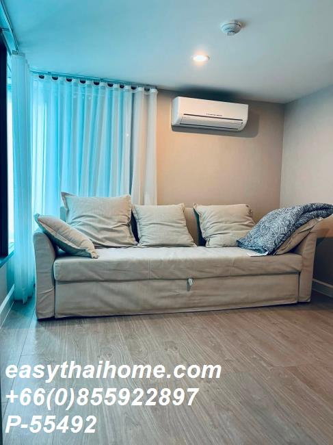รูป P-55492 🏢 ให้เช่าห้อง Duplex ชั้นสูง วิวสวย Metro Sky Prachachuen ชั้น 20 อาคาร A ติด MRT บางซ่อน Line ID: @easythaihome 085-592-2897 - รูปที่ 2/7