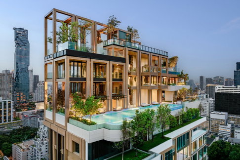 Sky Villa Layout 2ห้องนอน Romm convent ให้เช่าคอนโดใหม่