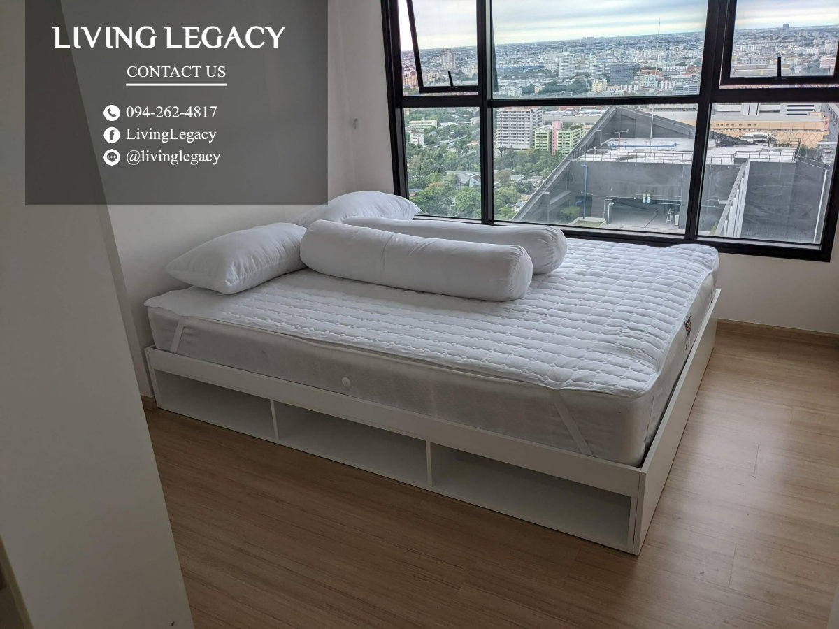 รูป TJ4KVE เช่าด่วน คอนโด The Base Rama 9 ชั้น 33 | 1 ห้องนอน 30 ตร.ม. | 14,000 บาท/เดือน | LINE: @livinglegacy - รูปที่ 4/10