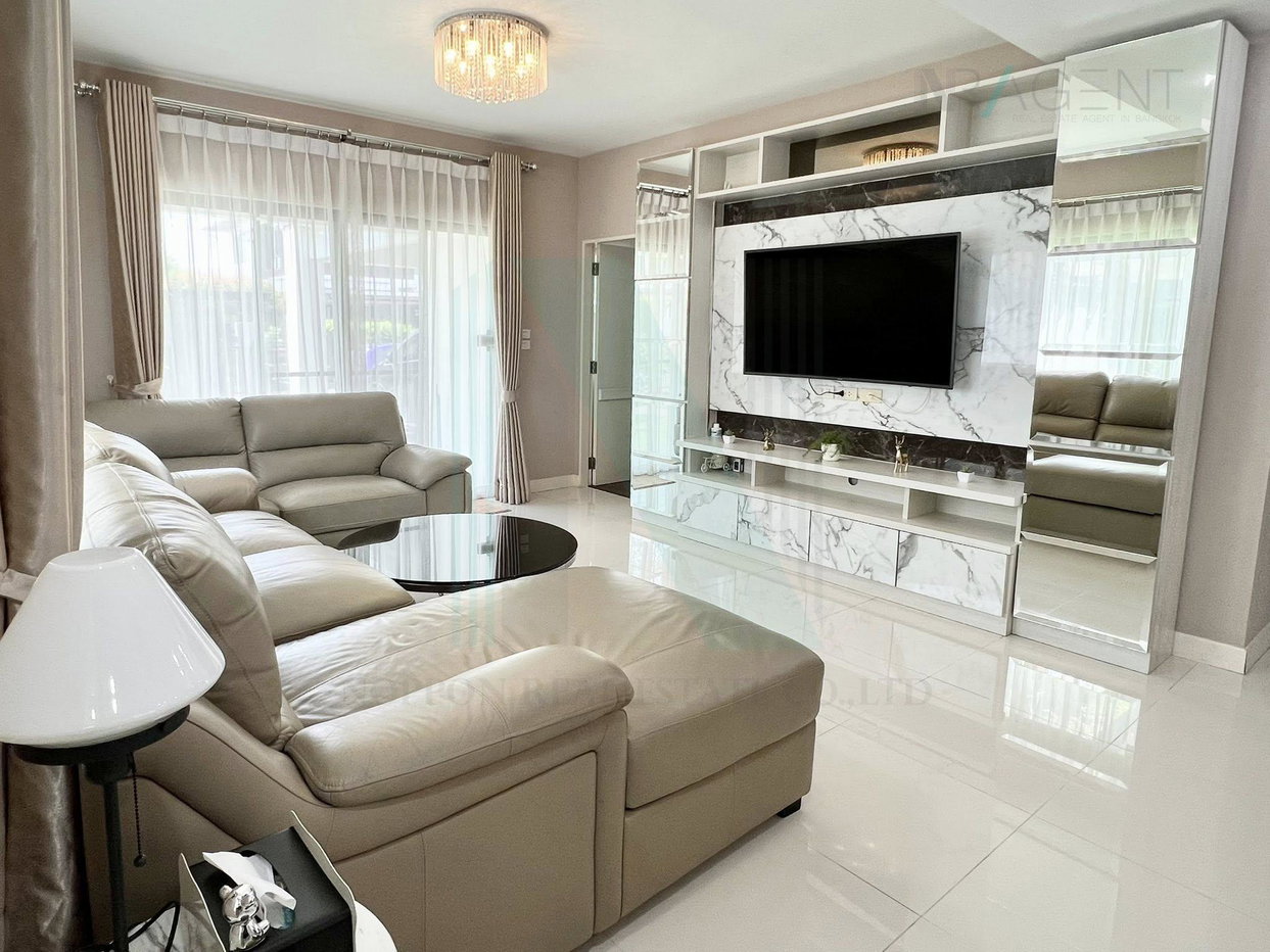 รูป 📌 ให้เช่าบ้านเดี่ยว 2 ชั้น มัณฑนา บางนา กม.7 4 ห้องนอน 3 ห้องน้ำ - รูปที่ 2/8