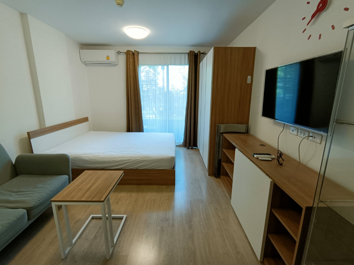รูป เอลลิโอ สุขุมวิท64 เฟอร์นิเจอร์ครบ ห้องแต่งสวย ราคา 8000 บาท จองด่วน!!! - รูปที่ 1/15