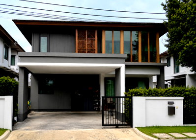 บ้านเดี่ยว นิคมอัญธานี (เจมโมโปลิส) : ขายด่วน🔥 บุราสิริ พัฒนาการ ขนาด 63.90 ตรว 4 นอน 5 น้ำ เพียง 13.9 ล้าน