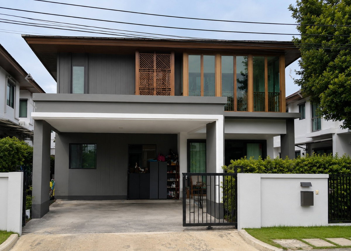 รูป ขายด่วน🔥 บุราสิริ พัฒนาการ ขนาด 63.90 ตรว 4 นอน 5 น้ำ เพียง 13.9 ล้าน - รูปที่ 1/8