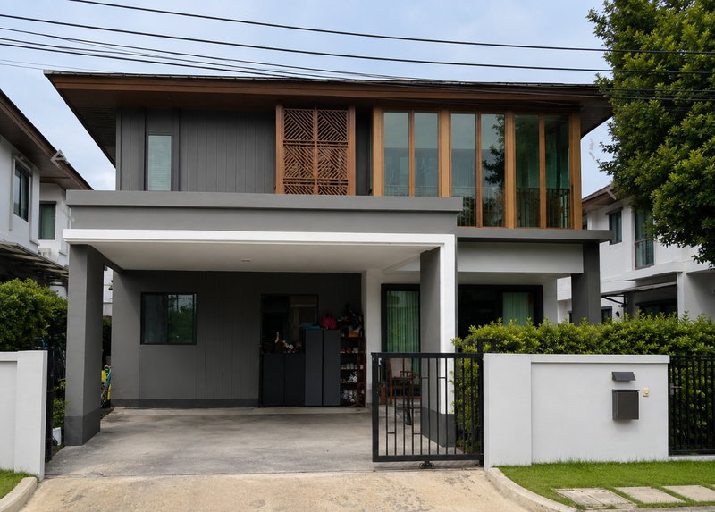 ขายบ้านเดี่ยว : ขายด่วน🔥 บุราสิริ พัฒนาการ ขนาด 63.90 ตรว 4 นอน 5 น้ำ เพียง 13.9 ล้าน