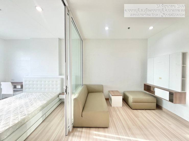 รูป ขายเดอะโฮเทล เซอร์วิส คอนโด (The Hotel Serviced Condo) #ใกล้MRTบางกระสอ - รูปที่ 2/8
