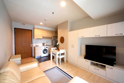 คอนโดให้เช่า : For rent: 59 Heritage condo  Size (sq.m.) 36  Bedroom: 1  Bathroom: 1  Floor: 18 unblock view  Fully furnished and equipped