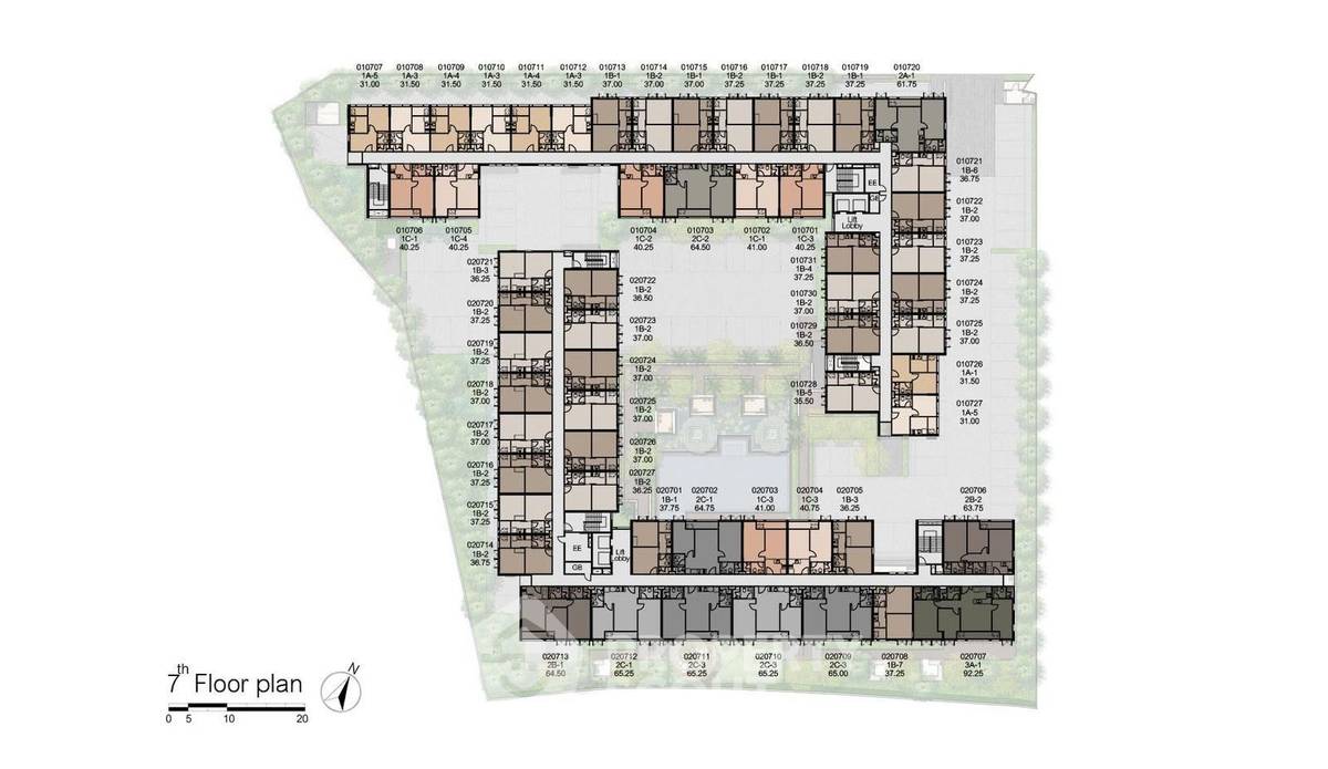 รูป คอนโดให้เช่า 2 ห้องนอน Hasu Haus สุขุมวิท 77 ชั้น 7 ใกล้ BTS อ่อนนุช (ID 3023853) - รูปที่ 11/22