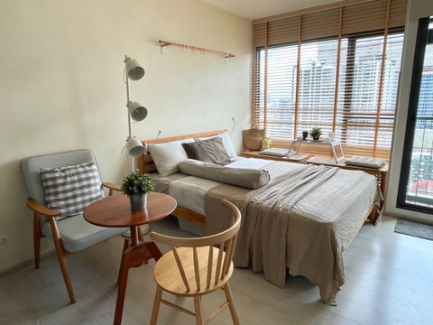 ❤️💙(For Rent) RHYTHM Asoke1💛 ใกล้ มศว.🚝 MRT Rama 9