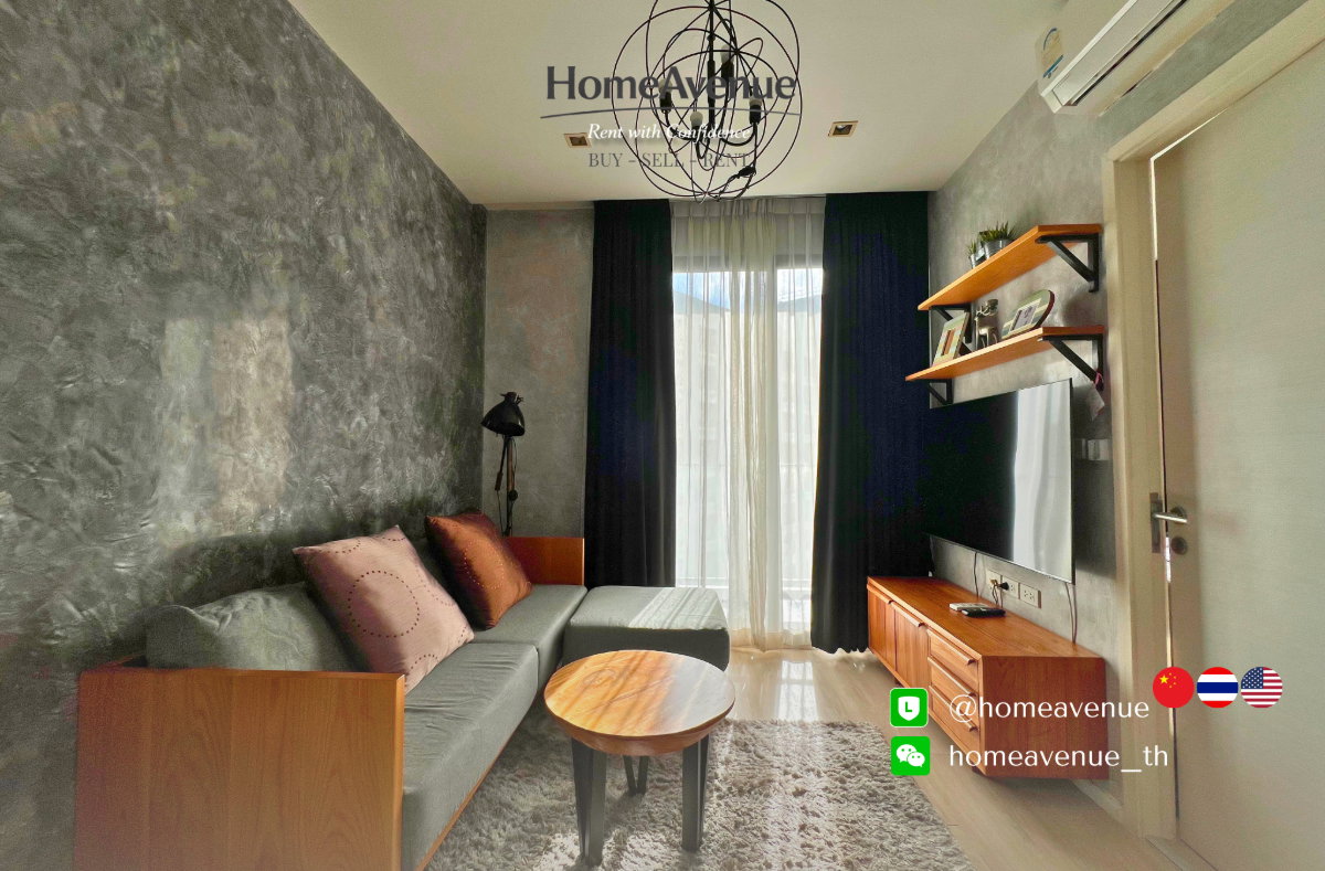 รูป Highlight✨ 1Bed 🚇 ใกล้MRT สุทธิสาร💥📲 Line: @homeavenue ⭐HA-2008 - รูปที่ 3/9