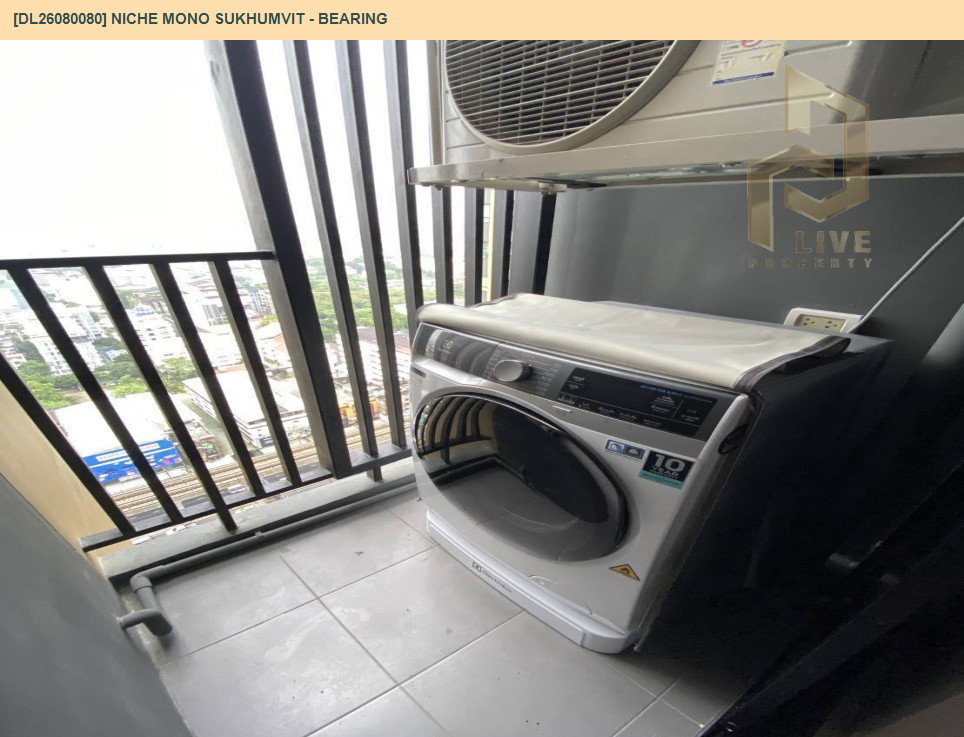รูป DL26080080 ให้เช่าคอนโด นิช โมโน สุขุมวิท - แบริ่ง (Niche Mono Sukhumvit - Bearing) ใกล้ BTS แบริ่ง พร้อมเข้าอยู่ โทรด่วน 0614453194 LineID @952jdxxk - รูปที่ 6/6