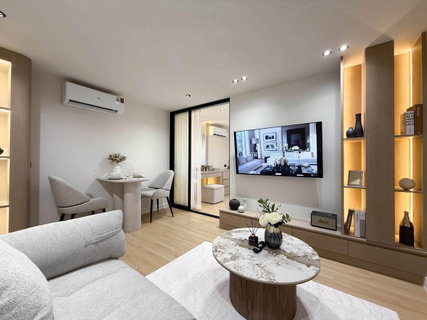 รูปภาพ POS ศรีธนาคอนโด 2 ห้องรีโนเวทใหม่ Modern Cozy แต่งครบ พร้อมอยู่ วิวเมือง บรรยากาศร่มรื่น