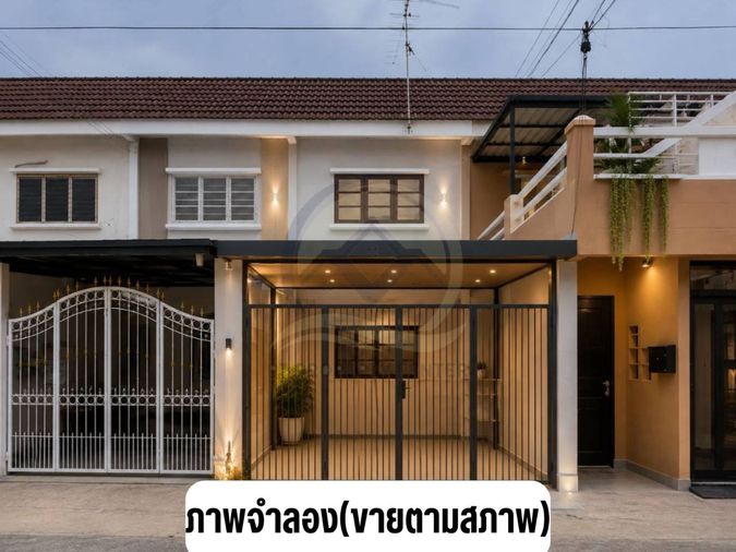 2-bed townhouse for sale, 90 sqm, 16 sq wah, Baan Preecha 9