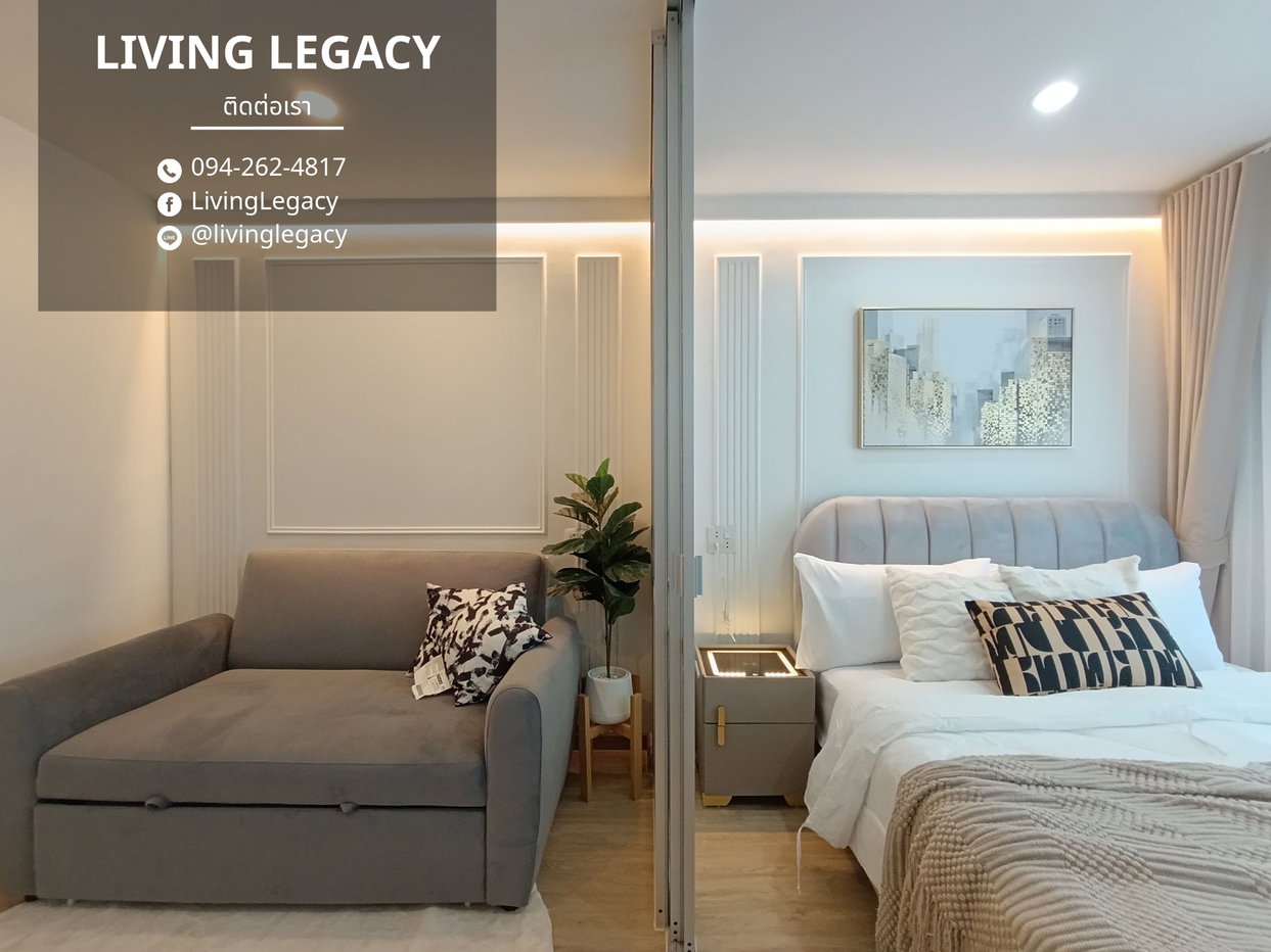 รูป TIRZGQ ขายด่วน! Lumpini Ville Onnut - Phatthanakan 22 ตร.ม. | ชั้น 2 | 1 นอน 1 น้ำ | 1.39 ลบ. | LINE: @livinglegacy - รูปที่ 2/7