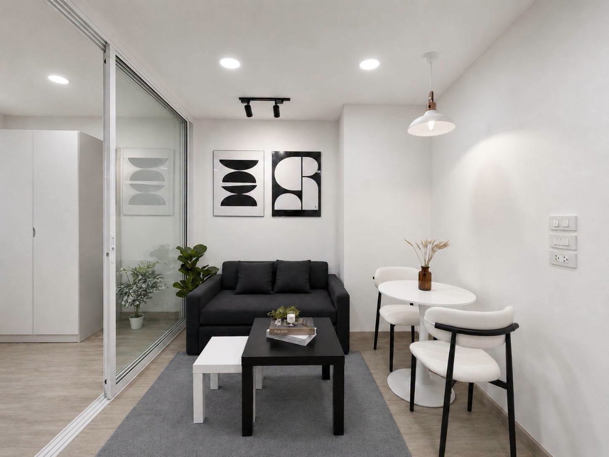 รูป PP26080007 ให้เช่า Regent Home Wutthakat รีเจ้นท์ โฮม วุฒากาศ 1นอน1น้ำ ชั้น12 อาคารA ราคา10,500บ./ด. - รูปที่ 4/15