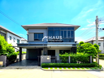 ขายบ้านเดี่ยว : ✨ แปลงมุมบ้านเดี่ยวหลังใหญ่ สภาพมือหนึ่ง 🔥 ขายบ้านเดี่ยว เวนิว ไอดี พระราม 5 🔥 / 4 ห้องนอน #HRM5094