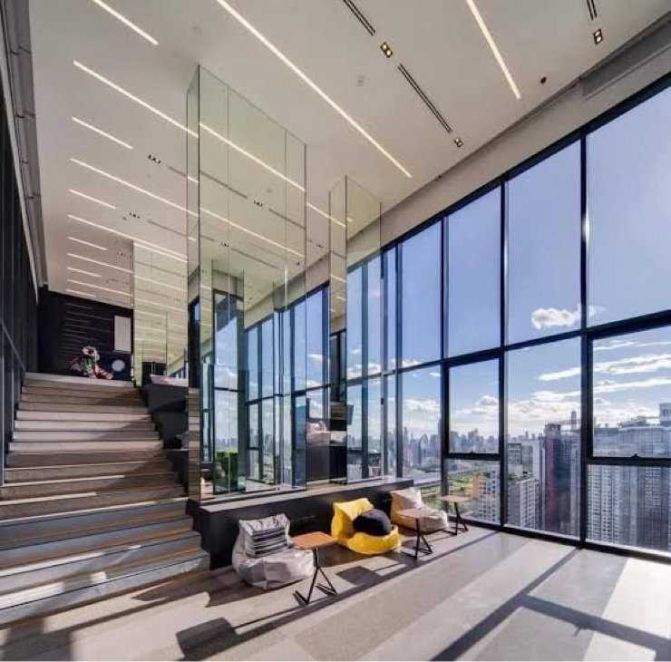 รูป  🏡 Ideo Rama 9 Asok ชั้น 33 ใจกลางย่าน New CBD 37 ตร.ม. 2 ชั้น เพดานสูง 4.25 เมตร  - รูปที่ 33/33