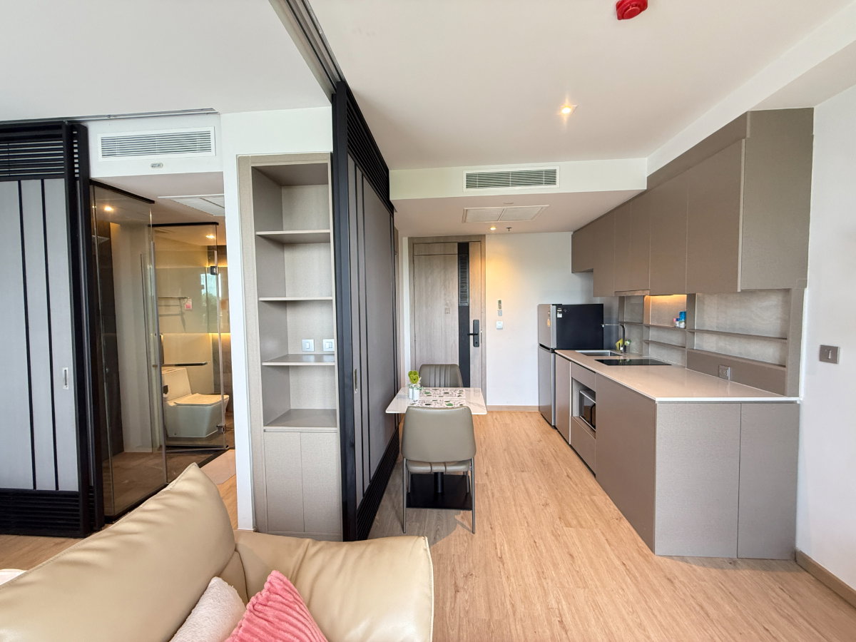 รูป ให้เช่าคอนโด เขาพระตำหนัก ใกล้หาดโคซี่บีช 520 ม. 1 ห้องนอน Condo : Andromeda Condominium (CPT70) - รูปที่ 2/9