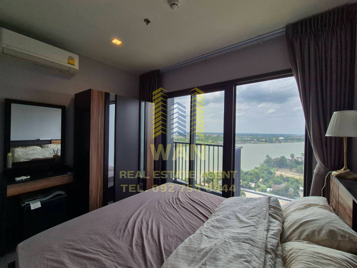 รูป ให้เช่า The politan aqua ชั้น 20 ขนาด 30 ตร.ม. ห้องมุม แบบห้องนอนแยก วิวแม่น้ำ - รูปที่ 1/12