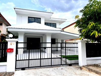 บ้านเดี่ยว กรุงเทพมหานคร : ขายบ้านเดี่ยว 2 ชั้น 58 ตรว 🌟 หมู่บ้านอักษรา พุทธมณฑลสาย 3 - ทวีวัฒนา 🎉 ตกแต่งใหม่สไตล์ Luxury 🎖️