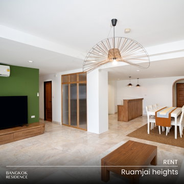 เช่าคอนโด 💎 Ruamjai Heights 3นอน 150ตร.ม. 88k ✨รีโนเวทใหม่ สวย ติด NIST ใกล้ MRT เพชรบรี