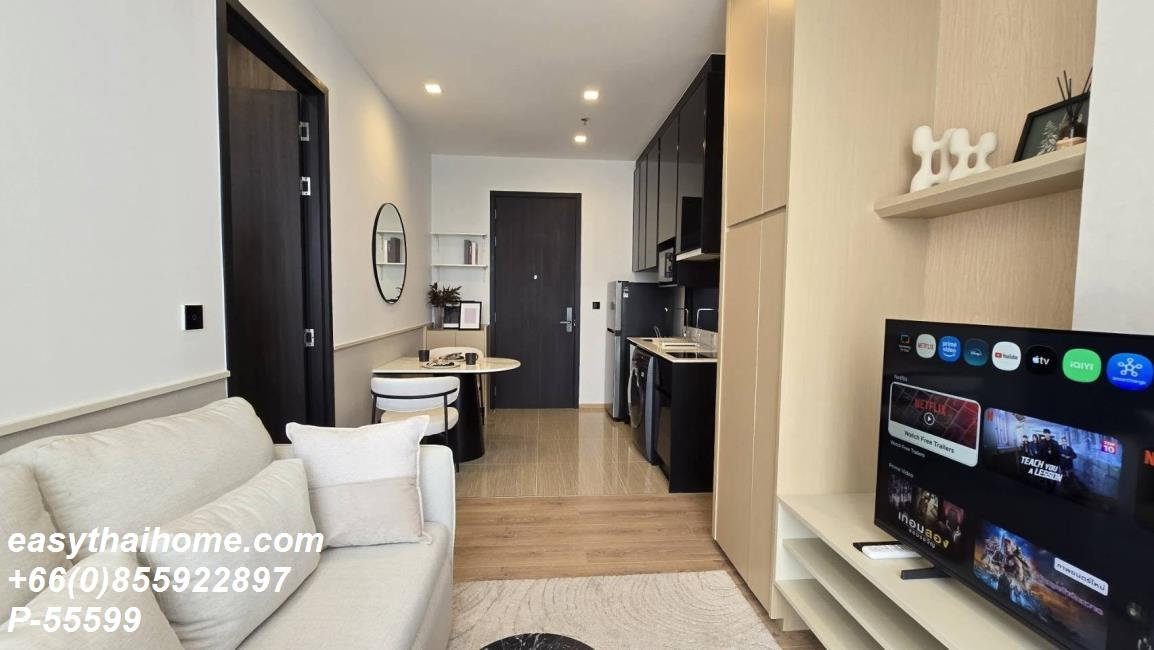 รูป P-55599 ให้เช่า โนเบิล อราวน์ อารีย์  | วิวเมือง | เฟอร์นิเจอร์ครบ | ใกล้ BTS อารีย์ | พร้อมเข้าอยู่ 📞 Line ID: @easythaihome | 085-592-2897 - รูปที่ 5/15