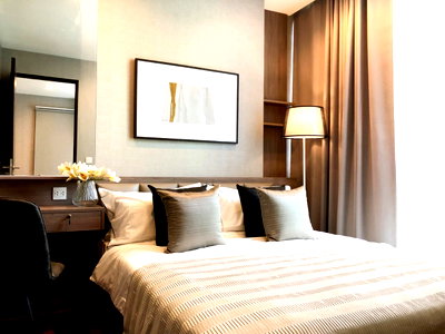 Condos for rent : Room for rent Wish Signature Midtown Siam Floor 12  poolview